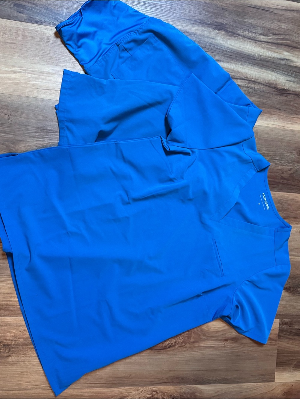 Maternity scrub set. Mandala. Medium.